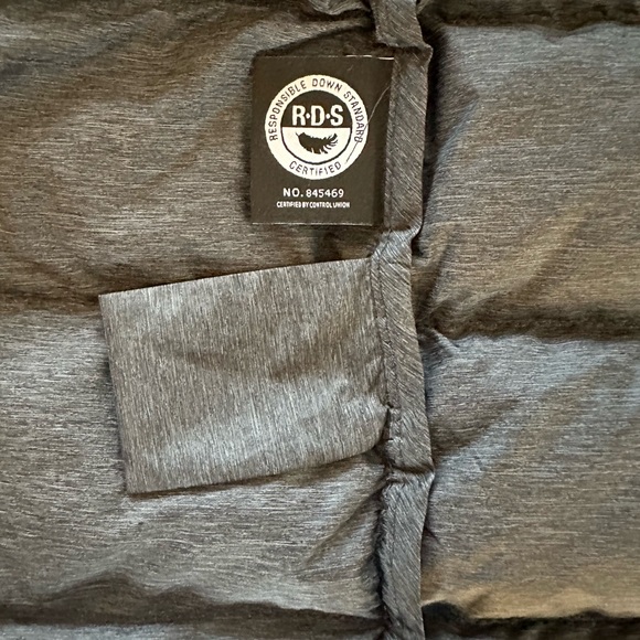 TNA Little Puff Long Coat XS - Heathered Black - Picture 4 of 6